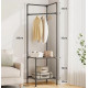 Кутова підлогова вішалка для одягу 180х45х45 см стійка для речей Corner coat rack NO:9603