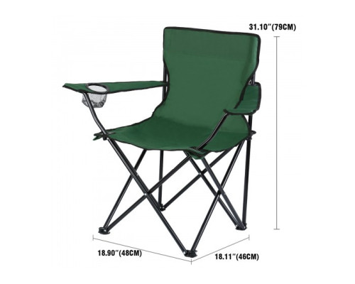 Стілець розкладний туристичний для риболовлі HX 001 Camping quad chair
