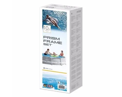 Каркасний басейн Intex 26700 prism frame, 305х76 см, об'єм води 4485 л. Каркасний басейн Intex 26700 prism frame, 305х76 см, об'єм води 4485 л.
