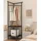 Кутова підлогова вішалка для одягу 180х45х45 см стійка для речей Corner coat rack NO:9603