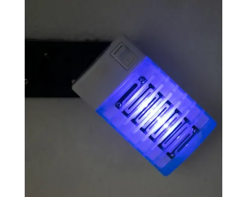 Лампа от комаров Night Lamp Бело Голубая антимоскитная электрическая ловушка насекомых от сети Лампа от комаров Night Lamp Бело Голубая антимоскитная электрическая ловушка насекомых от сети
