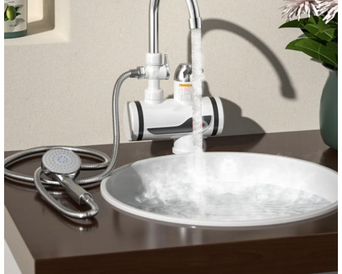 Кран-водонагрівач із душем нижнє під'єднання Instant electric heating water Faucet FT-001