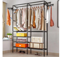 Вішак для одягу 86/43/173 Simple Coat Rack Double Row / Вішалка з полицями