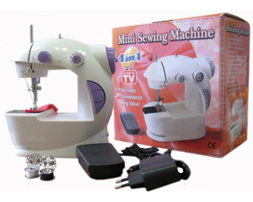 Швейна мінімашинка 4 в 1 Mini Sewing Machine SM201 Швейна мінімашинка 4 в 1 Mini Sewing Machine SM201