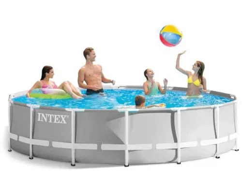 Каркасний басейн Intex 26700 prism frame, 305х76 см, об'єм води 4485 л. Каркасний басейн Intex 26700 prism frame, 305х76 см, об'єм води 4485 л.
