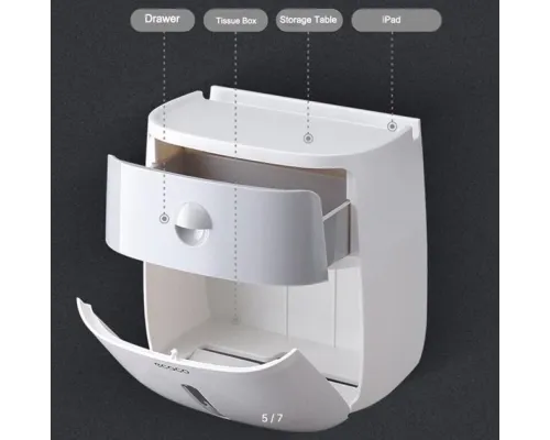 Тримач для туалетного паперу паперових рушників Towel Holder Ecoco