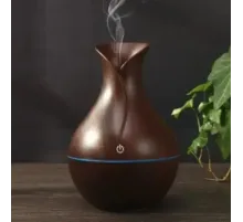 Увлажнитель воздуха ТЕМНО-КОРИЧНЕВЫЙ Humidifier Ultrasonic Aroma c подсветкой | Воздухоочиститель