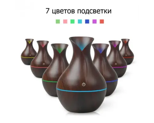 Увлажнитель воздуха ТЕМНО-КОРИЧНЕВЫЙ Humidifier Ultrasonic Aroma c подсветкой | Воздухоочиститель Увлажнитель воздуха ТЕМНО-КОРИЧНЕВЫЙ Humidifier Ultrasonic Aroma c подсветкой | Воздухоочиститель
