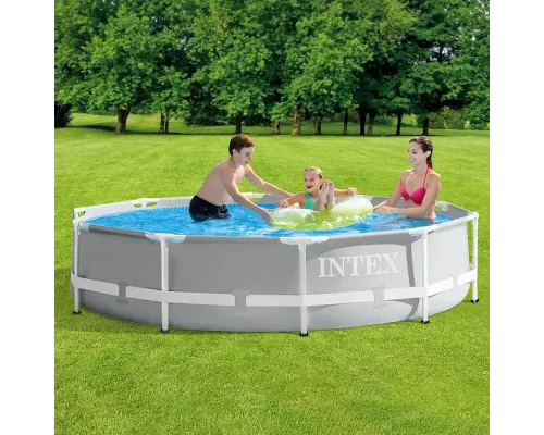 Каркасний басейн Intex 26700 prism frame, 305х76 см, об'єм води 4485 л. Каркасний басейн Intex 26700 prism frame, 305х76 см, об'єм води 4485 л.