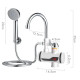 Кран-водонагрівач із душем нижнє під'єднання Instant electric heating water Faucet FT-001