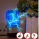 Лампа от комаров Night Lamp Бело Голубая антимоскитная электрическая ловушка насекомых от сети