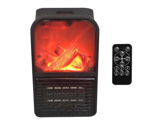 Портативний нагрівач з пультом Flame Heater (500 Вт) Економний