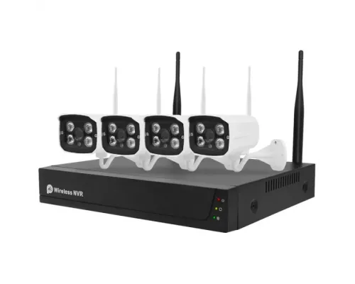 Комплект видеонаблюдения на 4 камеры NVR KIT 601 WiFi 4CH с регистратором Комплект видеонаблюдения на 4 камеры NVR KIT 601 WiFi 4CH с регистратором