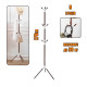 Вішалка стійка підлогова для одягу Coat Rack, металева на 9 гачків у три яруси розбірна на тринозі