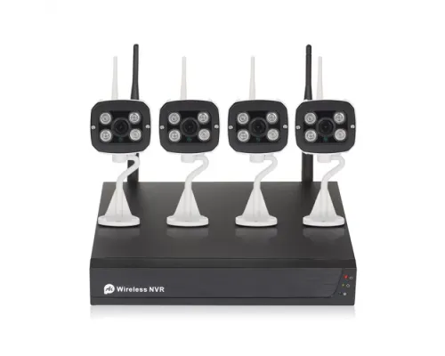 Комплект видеонаблюдения на 4 камеры NVR KIT 601 WiFi 4CH с регистратором Комплект видеонаблюдения на 4 камеры NVR KIT 601 WiFi 4CH с регистратором
