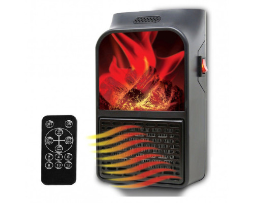 Портативний нагрівач з пультом Flame Heater (500 Вт) Економний