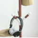 Вішалка стійка підлогова для одягу Coat Rack, металева на 9 гачків у три яруси розбірна на тринозі
