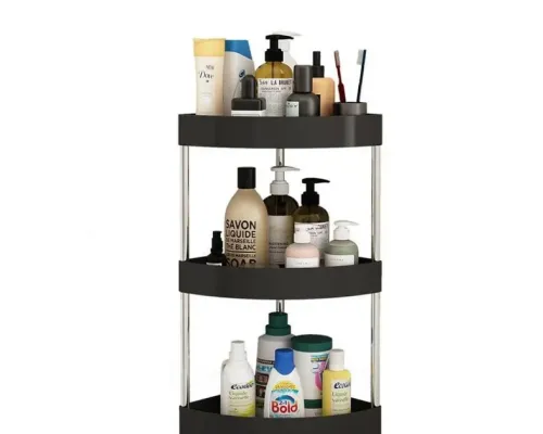 Декоративная угловая полка на четыре яруса для ванной Corner storage rack 88х34х25 см Угловая полка-этажерка Декоративная угловая полка на четыре яруса для ванной Corner storage rack 88х34х25 см Угловая полка-этажерка