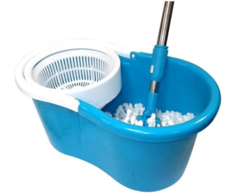 Универсальная швабра с отжимом-центрифугой и ведром Easy Mop “Круглая Швабра” Универсальная швабра с отжимом-центрифугой и ведром Easy Mop “Круглая Швабра”