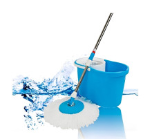Универсальная швабра с отжимом-центрифугой и ведром Easy Mop “Круглая Швабра”