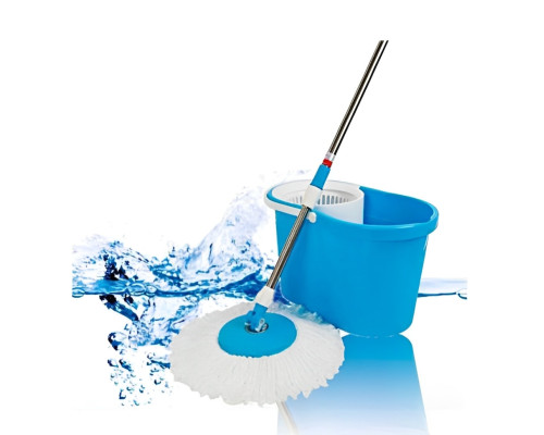 Универсальная швабра с отжимом-центрифугой и ведром Easy Mop “Круглая Швабра” Универсальная швабра с отжимом-центрифугой и ведром Easy Mop “Круглая Швабра”