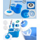 Универсальная швабра с отжимом-центрифугой и ведром Easy Mop “Круглая Швабра”