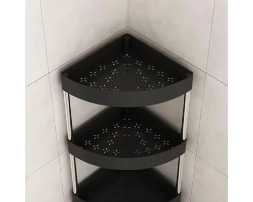 Декоративная угловая полка на четыре яруса для ванной Corner storage rack 88х34х25 см Угловая полка-этажерка Декоративная угловая полка на четыре яруса для ванной Corner storage rack 88х34х25 см Угловая полка-этажерка