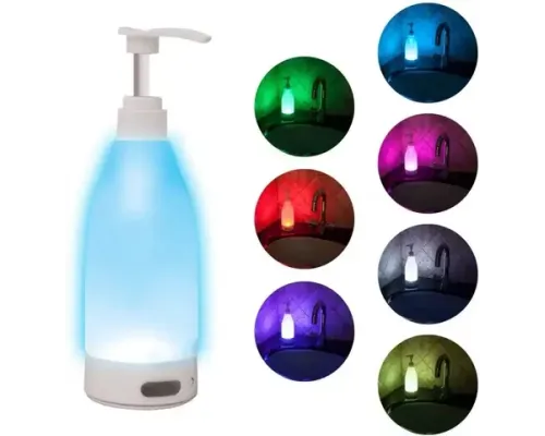Дозатор для жидкого мыла с подсветкой Soap Bright Nightlight Soap Dispenser 400 мл