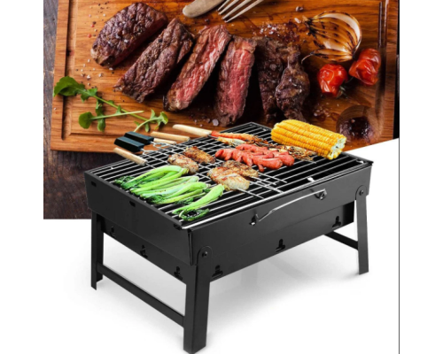 Складаний барбекю гриль портативний мангал BBQ Grill Portable — жароміцний Найкраща ціна!