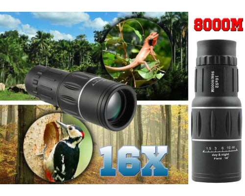 Монокуляр Bushnell 16x52 PowerView монокль, Бушнел, подзорная труба с чехлом Монокуляр Bushnell 16x52 PowerView монокль, Бушнел, подзорная труба с чехлом