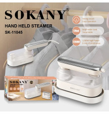 Електрична праска для одягу SOKANY SK-11045 з керамічною підошвою 1600 Вт, паровий удар