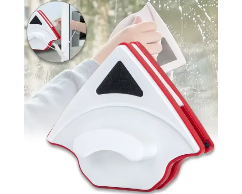 Двухсторонняя магнитная щетка для мойки стекла и окон 3-8 мм Double Faced Glass Cleaner Двухсторонняя магнитная щетка для мойки стекла и окон 3-8 мм Double Faced Glass Cleaner