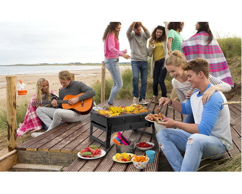 Складаний барбекю гриль портативний мангал BBQ Grill Portable — жароміцний Найкраща ціна!