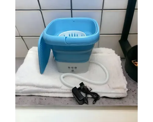 Складана міністиральна машина СИНЯ переносна до 2,5 кг Folding Washing Machine Пральна машина Складана міністиральна машина СИНЯ переносна до 2,5 кг Folding Washing Machine Пральна машина