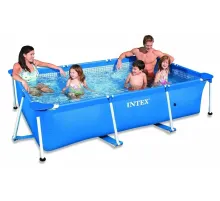 Збірний каркасний прямокутний басейн Intex 28270 (Інтекс 58983) 220 см-150 см-60 см