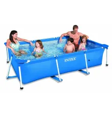 Збірний каркасний прямокутний басейн Intex 28270 (Інтекс 58983) 220 см-150 см-60 см