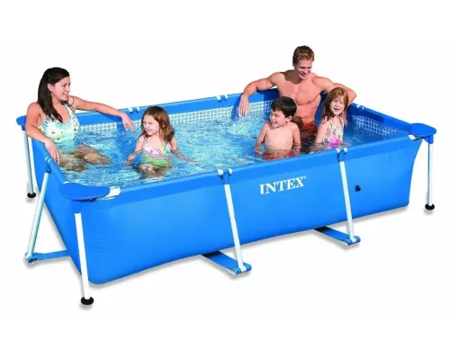 Збірний каркасний прямокутний басейн Intex 28270 (Інтекс 58983) 220 см-150 см-60 см