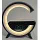 Нічник акумуляторний із годинником G BT-3401 Smart Light Sound Machine Чорний