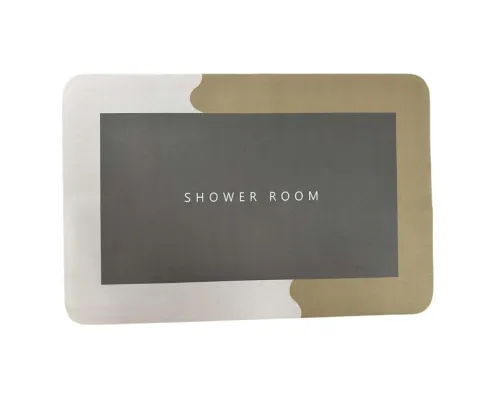 Универсальный антискользящий коврик для ванной Shower Room 40х60 см цвет коричневый Универсальный антискользящий коврик для ванной Shower Room 40х60 см цвет коричневый