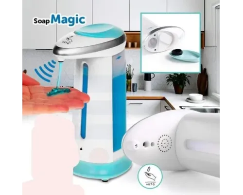 Сенсорний дозатор Soap Magic рідкого мила автоматична мильниця з дозатором 380 мл