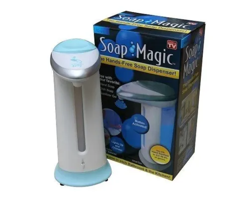 Сенсорний дозатор Soap Magic рідкого мила автоматична мильниця з дозатором 380 мл