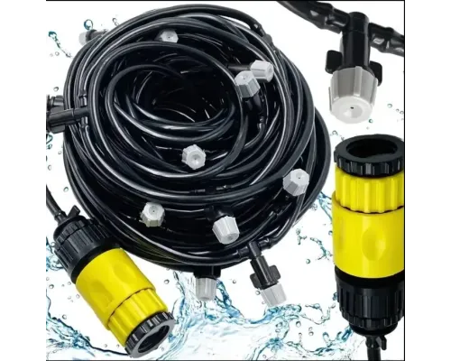 Садовий туманоутворювач для альтанок Patio Mistcooling система розпилювач з 10-метровою системою трубок