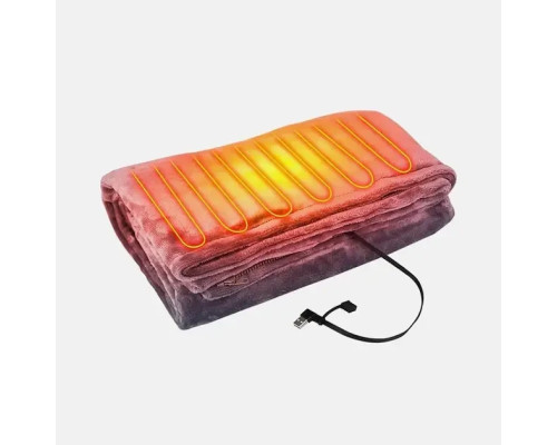 Електроковдра Плед із підігрівом (155*80) Electric Heating Shawl Blanket USB