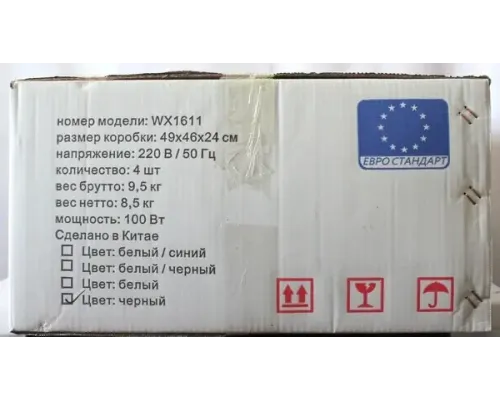 Підлоговий вентилятор WX 1611 Wimpex 16 дюймів Підлоговий вентилятор WX 1611 Wimpex 16 дюймів