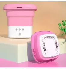Складана пральна машина Рожева для подорожей Machine Пральна машина для білизни 7 л.