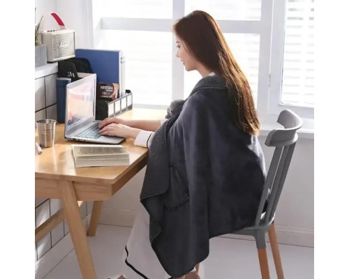 Електроковдра Плед із підігрівом (155*80) Electric Heating Shawl Blanket USB