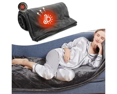 Електроковдра Плед із підігрівом (155*80) Electric Heating Shawl Blanket USB