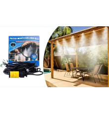 Садовий туманоутворювач для альтанок Patio Mistcooling система розпилювач з 10-метровою системою трубок