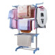 Багатоярусна сушарка для білизни, речей, одягу Garment rack with wheels складана
