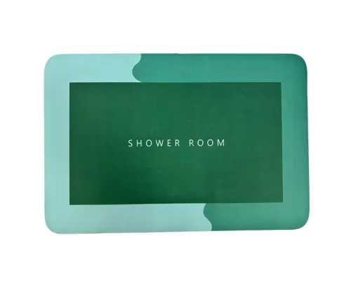 Коврик суперпоглощающий для ванной комнаты Shower Room 40 х 60 см Прямоугольный Зелёный Коврик суперпоглощающий для ванной комнаты Shower Room 40 х 60 см Прямоугольный Зелёный